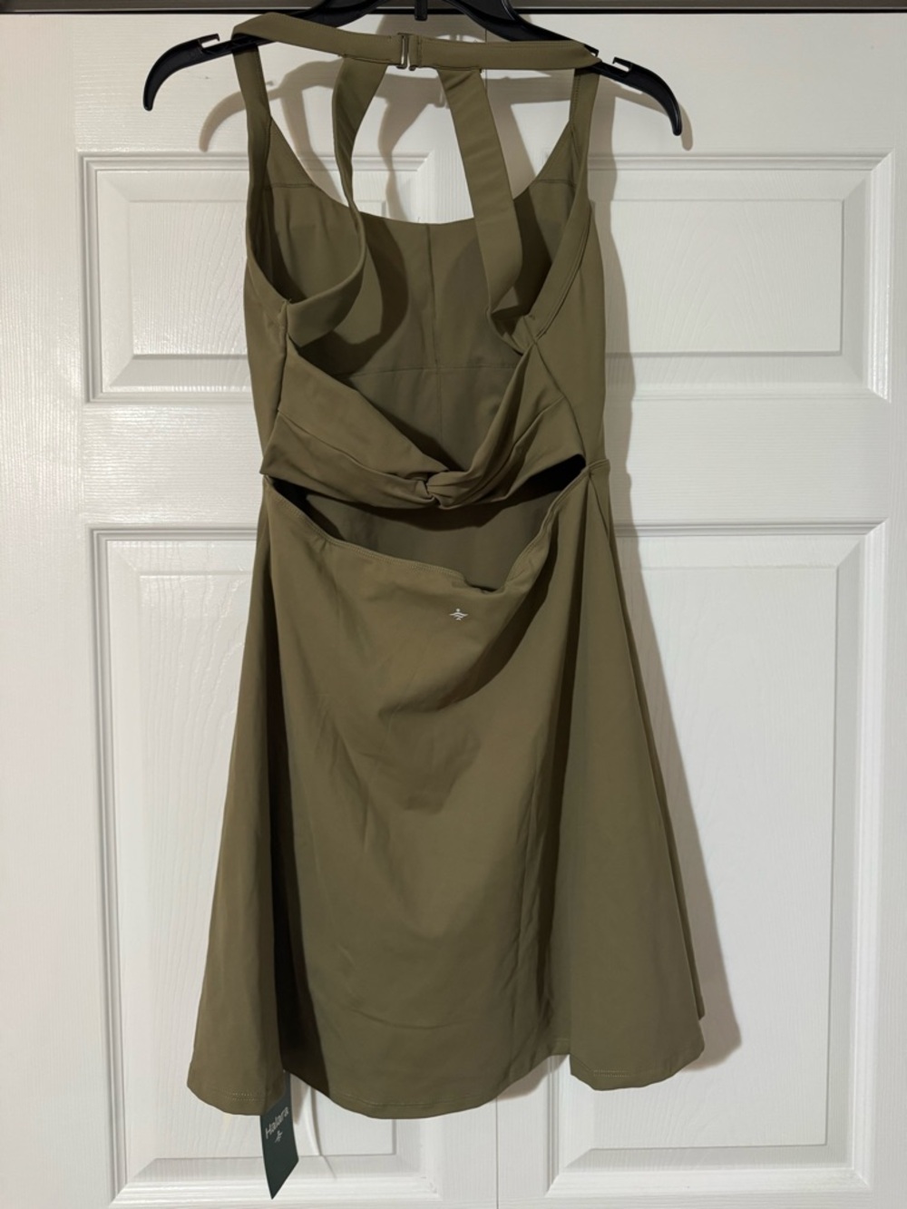 HALARA SoftlyZero Airy Backless Twisted Cool Touch Dance Active Dress-Easy - Picture 2 of 5